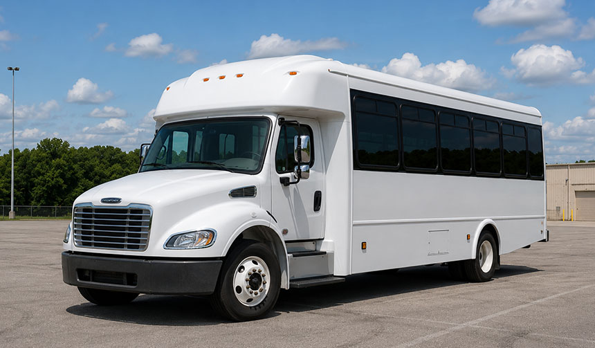 25-passenger minibus available for charter in Lehigh Acres, FL